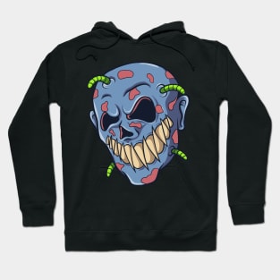 zombie head scary Hoodie